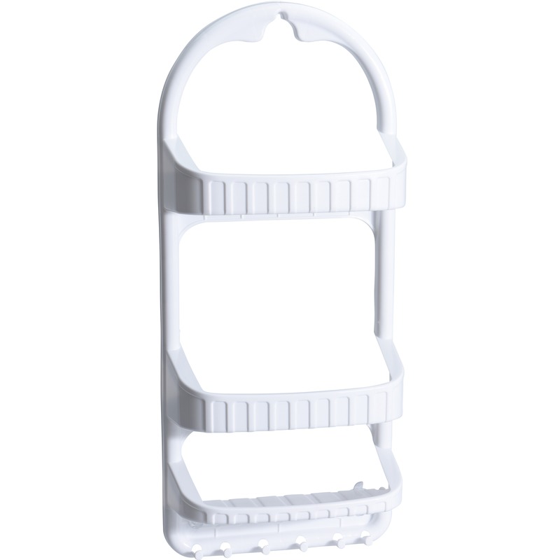 Kunststof douche badkamer rekje 27 x 62 cm